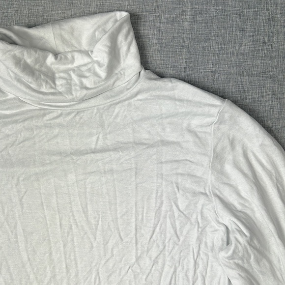 Maison Jules White Layering Long Sleeve Turtleneck Sizes XS M XL XXL - Picture 3 of 6